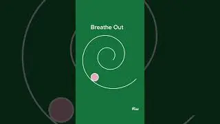 Follow the Ball,  Follow your Breath. Breathing ball exercise.