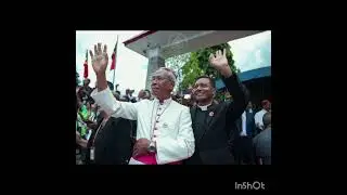 H. carmelitas en nunciatura de Timor Leste durante la visita del santo padre en Timor