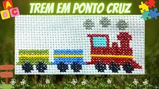 Trem em Ponto Cruz  - Passo a passo Iniciante e Profissional