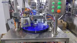 AILE Tiny Turntable Automatic Metered Aerosol Medicine Aerosol MDI Aerosol Filling Machine To USA