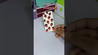 DIY Strawberry Bookmark 🍓 | Cute & Aesthetic Easy Craft #diycrafts #craftideas #bookmark #strawberry