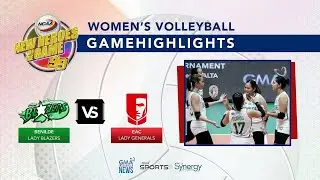 NCAA Women&rsquo;s Volleyball CSB vs EAC (Highlights) | NCAA Season 99