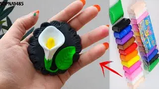 How To Make Flower With Super Clay 🌷