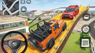 🤩 Scorpio vs Thar Ramp 😈 Extreme Long Jump 🔥 | Indian Theft Auto Simulator