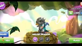 Finally I hatched Dragon of the Month | Melvin dragon |  @dragonmanialegends-yt