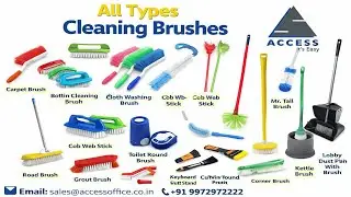 All Types of Cleaning Brushes | Bathroom, Kitchen, Carpet & Road Cleaning #cleaningbrushes