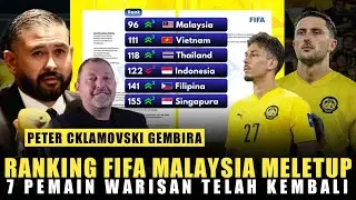🔴Ranking FIFA Malaysia Meletup😍 Peter Cklamovski Gembira, 7 Pemain Warisan Telah Kembali