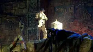 Indiana Jones Boulder Stunt