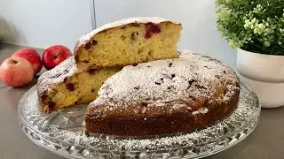 New!🍰Apple Pie with Red Currant!/ Delicious & easy recipe!