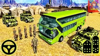Army Bus Driving 2017 - Military Coach Transport New Bus Unlocked Android Gameplay | Bus Game