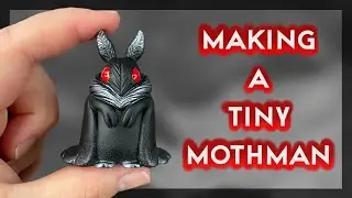 Making A Tiny Resin Mothman