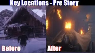RDR2 Adler Ranch & Key Places Before The Story - Red Dead Redemption 2 Online PS4 Pro