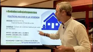 Juan Bravo explica la #RebajaFiscal en el acceso a la #Vivienda