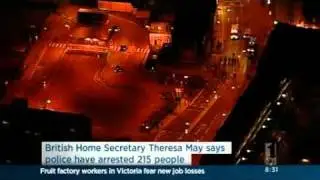 Former ABC journalist caught in London riots