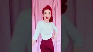 Last weeks vintage pinup attire. 💖&hearts;️💖