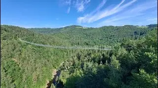 La passerelle des Gorges du Lignon