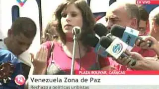 Eva Golinger amenaza:  No somos pacifistas