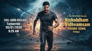 Nishabdham &ndash; Vidhvamsam PROMO SONG ( Telugu ) 🎶🔥 | Goosebumps Motivational Telugu Song | YDG Family 