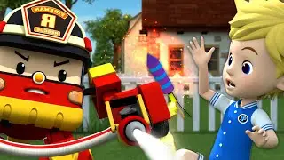 Fireworks Safety│Best Fire Safety Series🚒│Cartoons for Kids│Watch Out for Fireworks│Robocar POLI TV