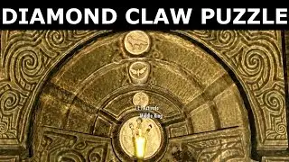 Skyrim - Diamond Claw Puzzle Solution - Skuldafn Temple - 