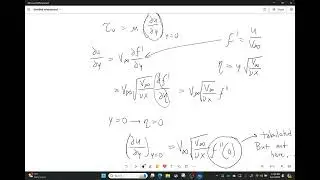 Deriving the Skin Friction Equation for Laminar Flow