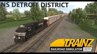 NS Detroit District Trainz Railroad Simulator 2019 February Route Update