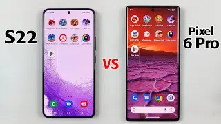 Samsung Galaxy s22 vs Pixel 6 Pro SPEED TEST! 8 GEN 1 vs Google Tensor