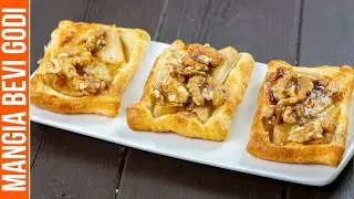 SFOGLIATINE CON PERE NOCI E GORGONZOLA