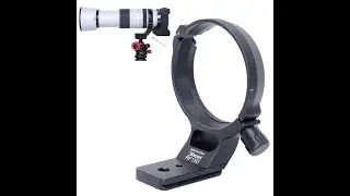 iShoot Lens Collar Tripod Mount Ring IS-RF150 for Canon RF 100-500mm f/4.5-7.1L IS USM