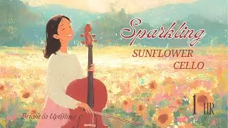 Sparkling Sunflower Cello 1hr 🌻🎶 | Enjoy your day Cello Music for Happy Mood