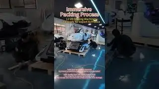 immersive packing process, 13 VR machines are ready to ship to france #originalmanufacturer #vrgame