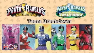 Time Force – Power Rangers: Heroes of the Grid Team Breakdown