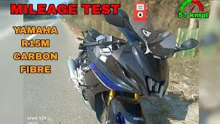 Yamaha R15M Carbon Fibre Edition Mileage Town + Highway | Kitna Deti Hai?