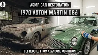 ASMR Car Restoration 1971 Mercedes Benz 280SL Full Rebuild From Rust to Showroom Classic