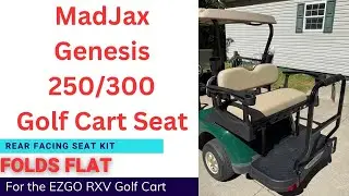 MadJax Genesis 250/300 Rear Facing Seat Kit for the EZGo RXV Golf Cart