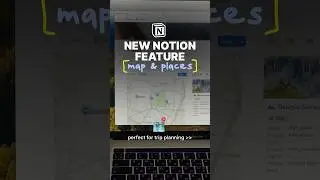 How to create a map with locations in Notion? New: map and places. My Notion templates: headvik.com