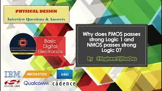 Почему PMOS хорош для передачи логической 1, а NMOS хорош для передачи логического 0?