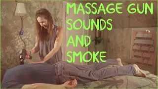 Relaxing Full Body Massage with a Mini Massage Gun - No Talking ASMR