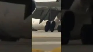 Boeing 747 tail strike test