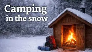 Outdoor cooking at a low temperature of -17&deg;C