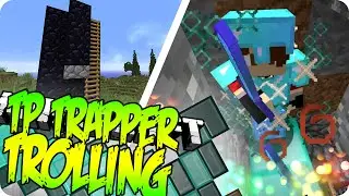 Minecraft KILLING TP TRAPPERS ON MY SERVER (Hacker Trolling Bonus)