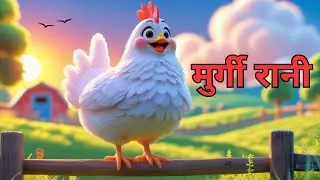 मुरगी रानी | Kukuch Koo Murgi Rani | Informative Hindi Kids Song |  Nursery Rhyme | Eva Miracle