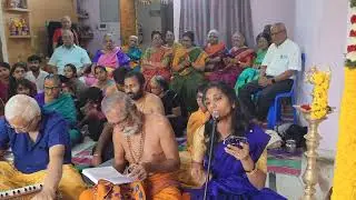 Ayyappan song Saranam vilithal Maranam illai by Smt Kamatchi Ram @ kekar house k. k. nagar.