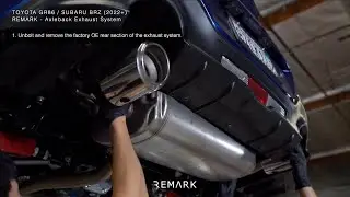 REMARK Toyota GR86 / Subaru BRZ (2022+) : Axleback Installation Guide