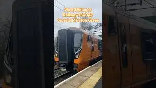 West Midlands Railway 730047 departs Marston Green with a 2 tone. #wmr #class730 #train #horn