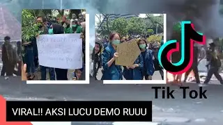 VIRAL TIKTOK!!! KUMPULAN VIDIO LUCU SAAT DEMO RUU