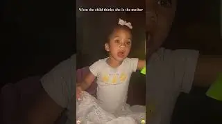 When the child thinks she is the mother😂😂#fyp #kidhumor #momsoftiktok #toddlersoftiktok #funny