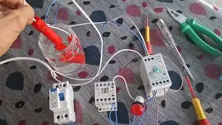 Tense Sıvı Seviye rölesi SSR 05 Bağlantısı nasıl yapılır, Kontaktör ve pako şalter bağlantısı.
