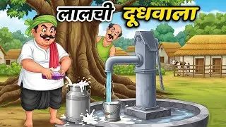 लालची दूधवाला | LALCHI DOODHWALA |Hindi Kahani | Hindi Cartoon | Moral Stories | Kahaniya