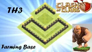 BEST TH3 Farming Base (2021) [TH3 Trophy]-Clash Of Clans